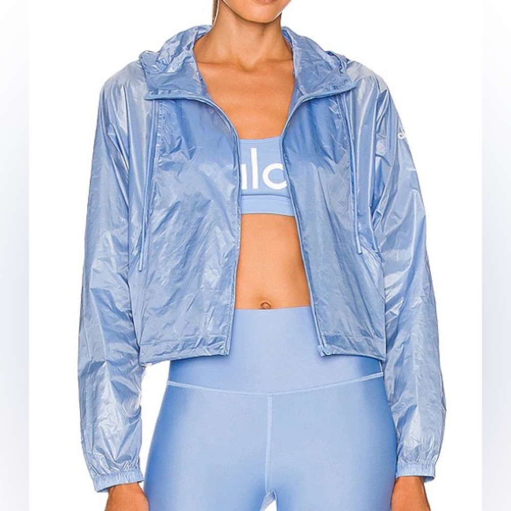 ALO Sprinter Jacket Blue Size Small NEW WITH TAGS